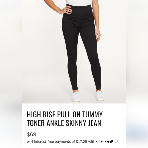 ⭐4/$20 Black Seven7 tummy toner skinny jeans 10 - Picture 14 of 16